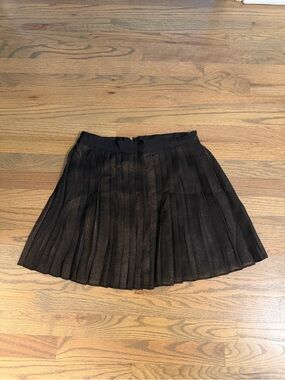 Black Pleated Mini Skirt - Classic Women's Skirt